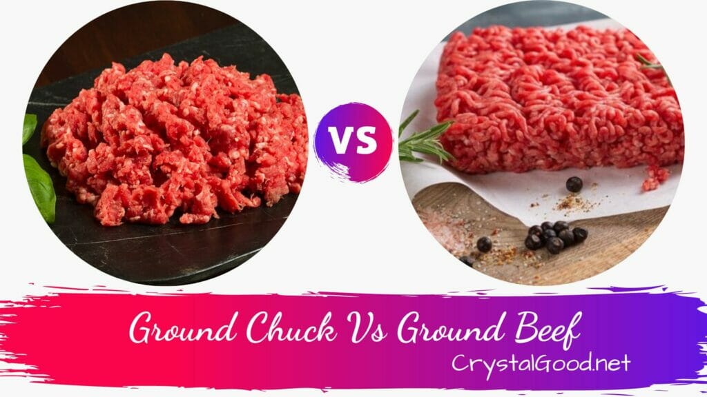 Ground Chuck Vs Ground Beef